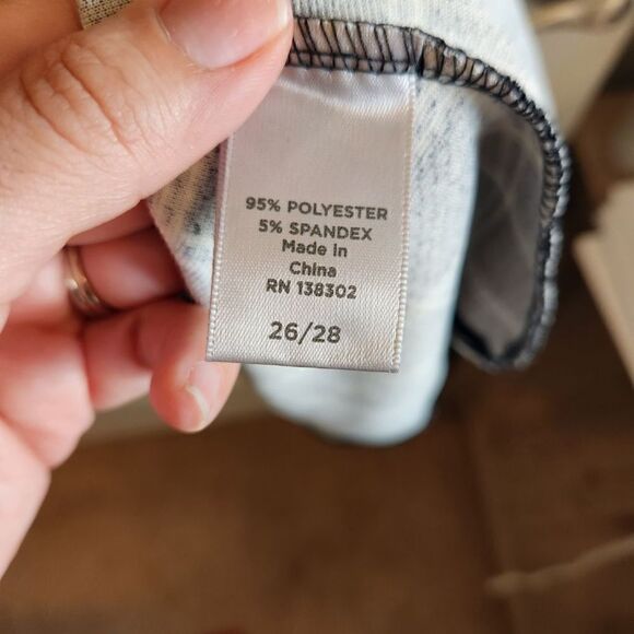 Avenue Checkered Tie Swing Dress + Size 26/28 - Picture 5 of 5